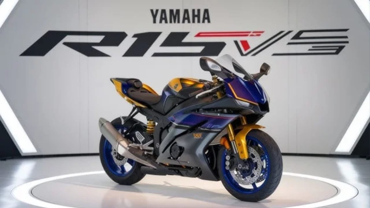 पावरफुल 155cc लिक्विड-कूल्ड इंजन, 50km/l माइलेज और 140km/h टॉप स्पीड वाली Yamaha R15 V5 स्पोर्ट्स बाइक ₹1.05 लाख में